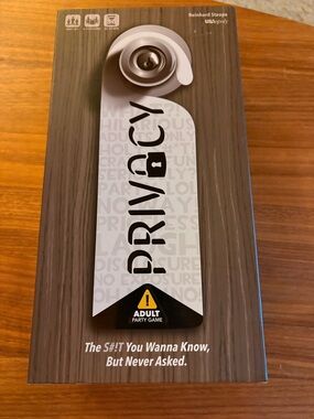 Privacy Adult Party Game